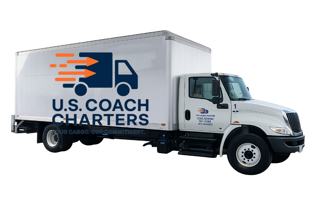 US Coach Charters International 26ft Box Truck